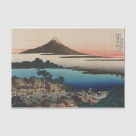 Papel De Seda Dawn em Isawa, na província de Kai, por Hokusai