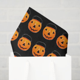Papel de Seda de Abóboras de Halloween para Traves