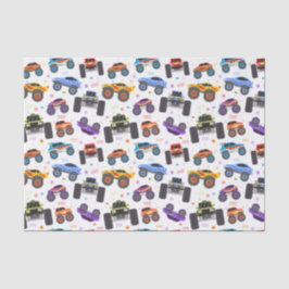 Papel de Seda de Caminhão Monstro, Aniversário de 