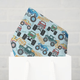 Papel de Seda de Caminhão Monstro, Decoupage Big W