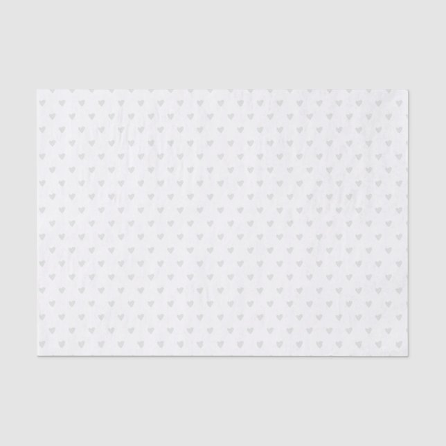 Papel de seda de coração rosa (Frente )