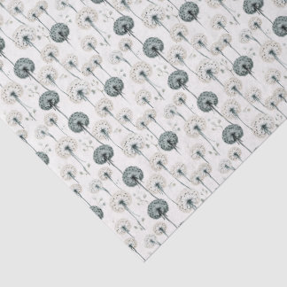 Papel de Seda de Dente-de-Leão Monocromático Minim