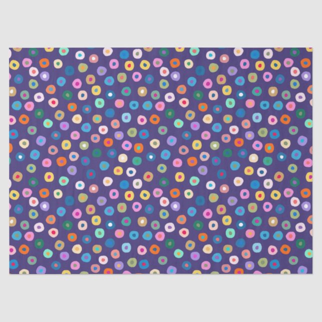 Papel de seda de doce roxo (Frente )