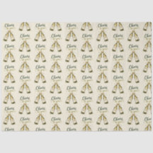 Papel de Seda de Garrafa de Vinho Branco de Aniver
