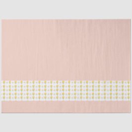 Papel de seda de girassol e margarida