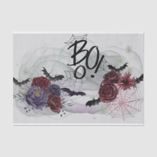 Papel de Seda de Halloween com Rosas Góticas Morce