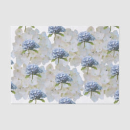 Papel de Seda de Hortênsia Azul Empoeirada