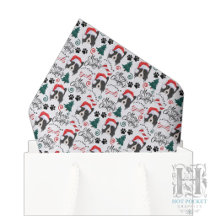 Papel de Seda de Natal Border Collie