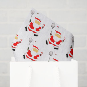 Papel de seda de Natal de Badminton