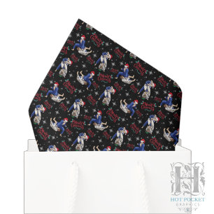 Papel de Seda de Natal de Jiu Jitsu Preto