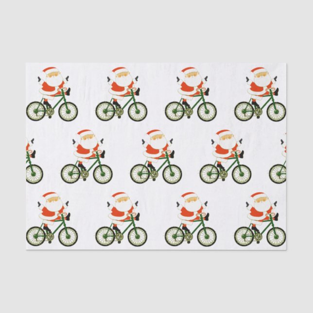 Papel de seda de Natal para bicicletas (Frente )