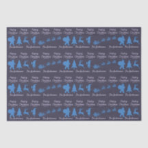 Papel de Seda de Natal Personalizado - Design de S