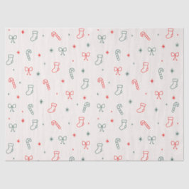Papel de Seda de Natal Simples