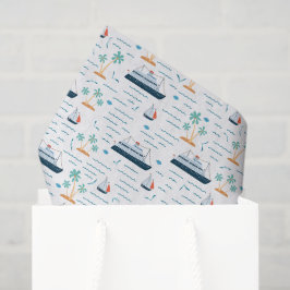 Papel de Seda de Navio de Cruzeiro, Decoupage de F
