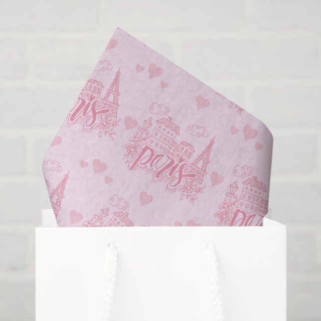 Papel de Seda de Paris, Decoupage da Torre Eiffel (Sacola de presentes)