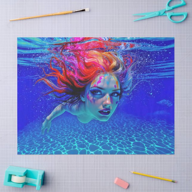 Papel De Seda “De perto e pessoal” - Um retrato cromático (Arte )
