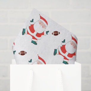 Papel de Seda de Presente de Natal de Futebol