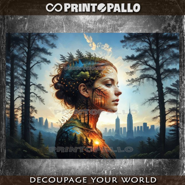 Papel De Seda De volta à Natureza: mulher (Criador carregado)