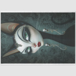 Papel De Seda Deco Art Glamourous Cat Decoupage