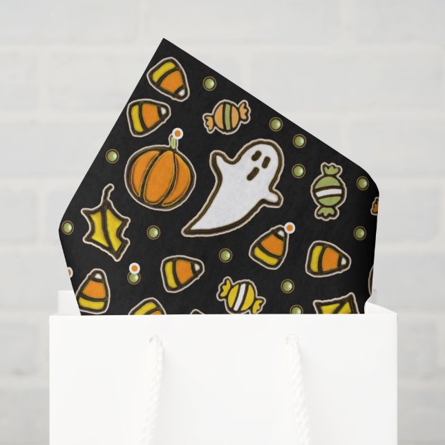 Papel De Seda Decoração de Festa de Halloween (Sacola de presentes)
