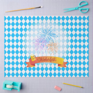 Papel De Seda decoração do festival de cerveja OKTOBERFEST Padrã