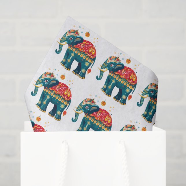 Papel De Seda Decoração do Festival Hindu (Sacola de presentes)