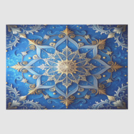 Papel de Seda Decorativo Azul para Feriados