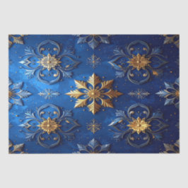 Papel de Seda Decorativo Azul para Feriados