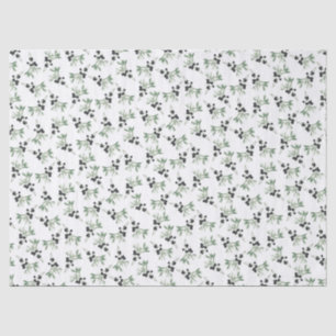 Papel De Seda Decorativo simples botânico do ramo de oliveira