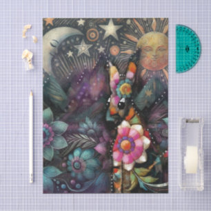 Papel De Seda Decoupage Animal do Sudoeste do Whimsic