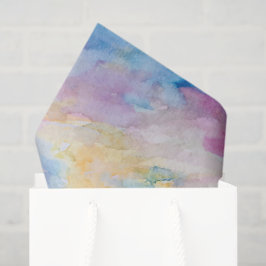 Papel de Seda Decoupage Arco-Íris, Presente de Ani