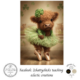 Papel De Seda Decoupage Bailarina St. Patrick Highland