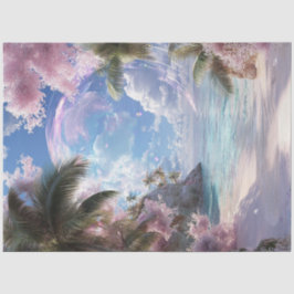 Papel De Seda Decoupage Beach Paradise Fantasy Hot Day