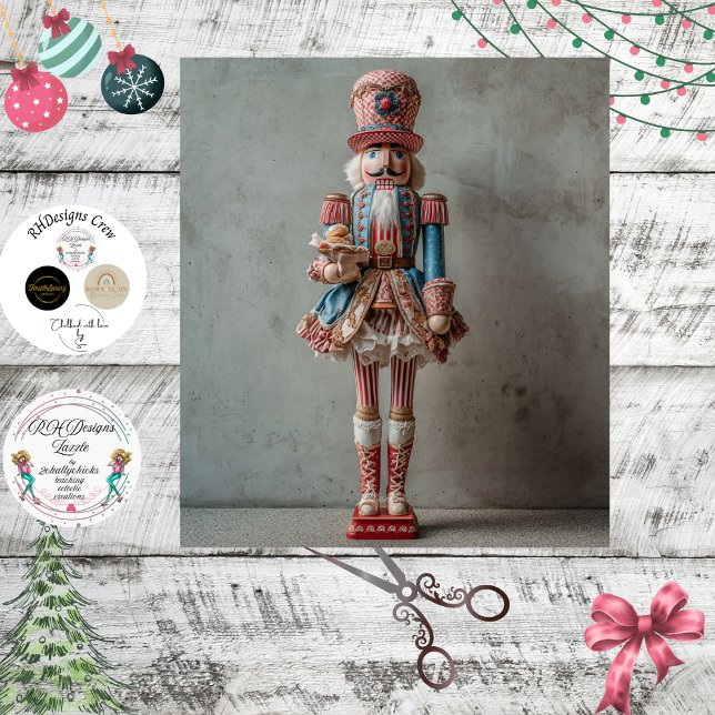 Papel De Seda Decoupage Caprichoso Soldado de Chocolate  (Criador carregado)