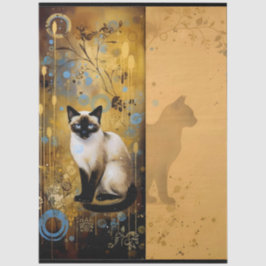 Papel De Seda Decoupage Celestial Kitten