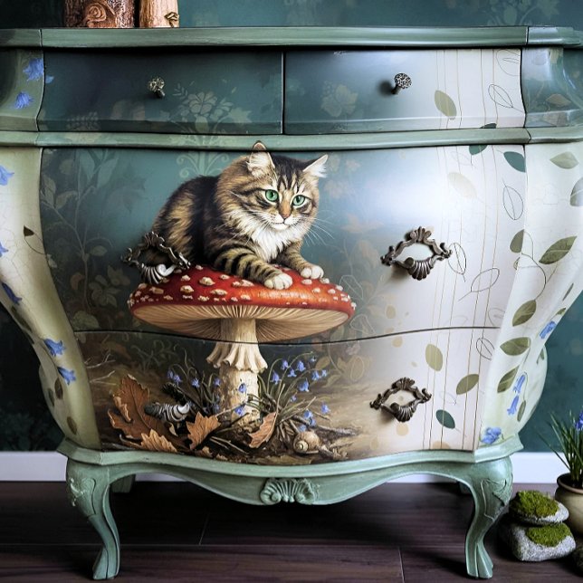 Papel De Seda Decoupage Celestial Kitten (Criador carregado)