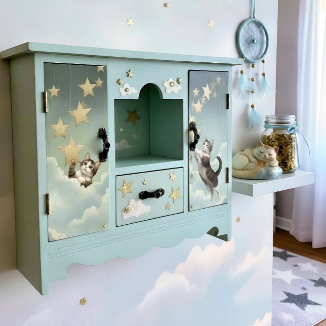 Papel De Seda Decoupage Celestial Kitten (Criador carregado)
