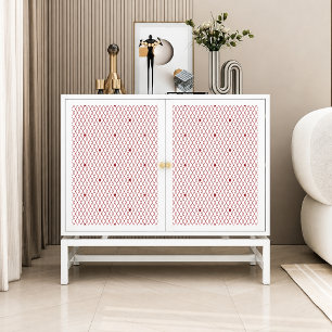 Papel de seda decoupage com bolinhas vermelhas