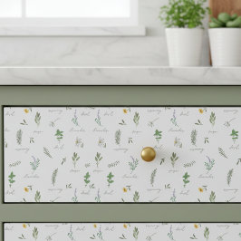 Papel De Seda Decoupage Cottagecore Botânico