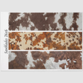 Papel De Seda Decoupage Cowhide Rustic Handsaw Panel Designs