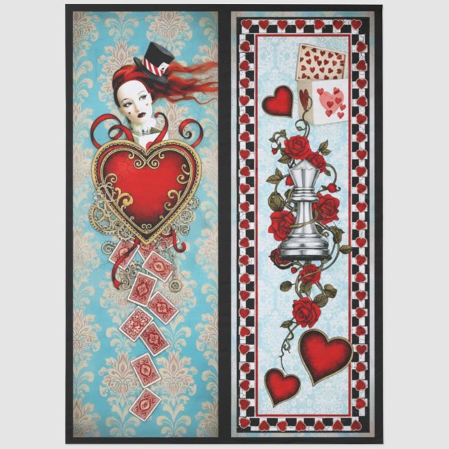 Papel De Seda Decoupage Curious Wonderland (Frente )