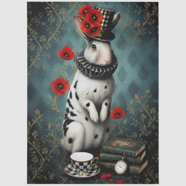 Papel De Seda Decoupage Curious Wonderland (Frente )