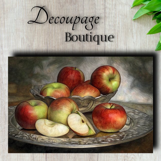 Papel De Seda Decoupage da Abundância do Outono (Autumn's Bounty Decoupage Tissue Paper)