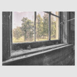 Papel De Seda Decoupage da Janela Antiga