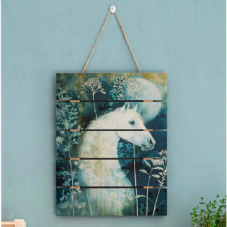 Papel De Seda Decoupage da Lua de Cavalo Branco