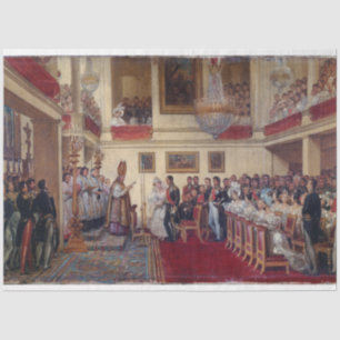 Papel De Seda Decoupage da Princesa de Orleães de Casamento Eph