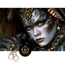 Decoupage da Rainha Leopardo Tribal do Guerreiro D