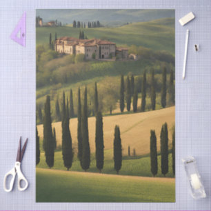 Papel De Seda Decoupage da Toscana Itália 