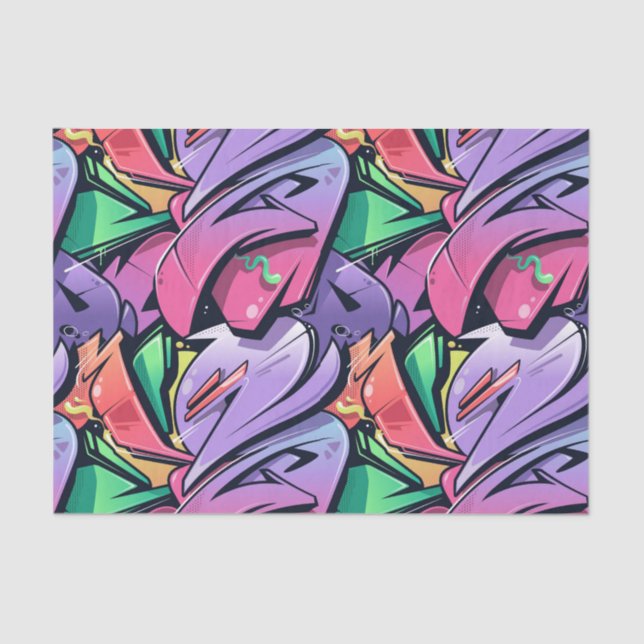 Papel De Seda Decoupage de Arte abstrato (Frente )