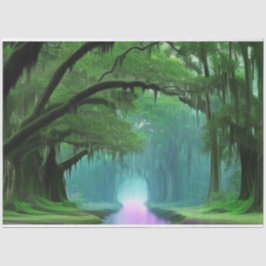 Papel De Seda Decoupage de Baivela Louisiana em Encantamento Rox